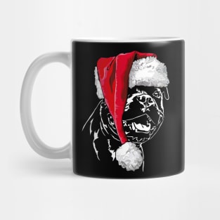 Funny Staffordshire Bull Terrier Santa Christmas dog mom Mug